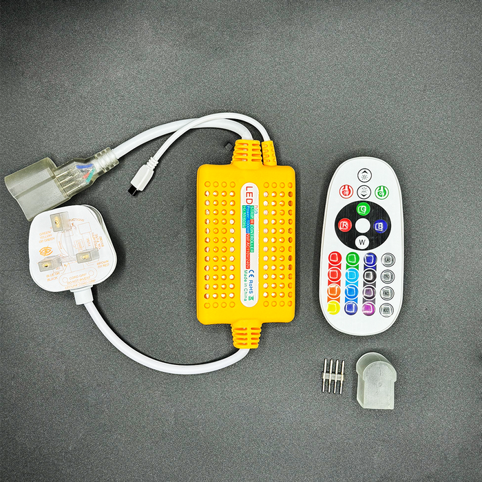 220 – 240V RGB Controller with IR Remote Control