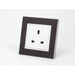 goat skin leather single Frame with white Interest of UK Socket