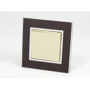 goat skin leather single Frame with gold Interest of one rocker light switch